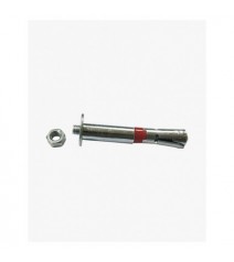 Fixation boulon + cheville métal pour béton x 4