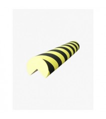 Protection d'angle ouverture 25mm mousse - noir/jaune