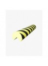 Protection d'angle ouverture 25mm mousse - noir/jaune