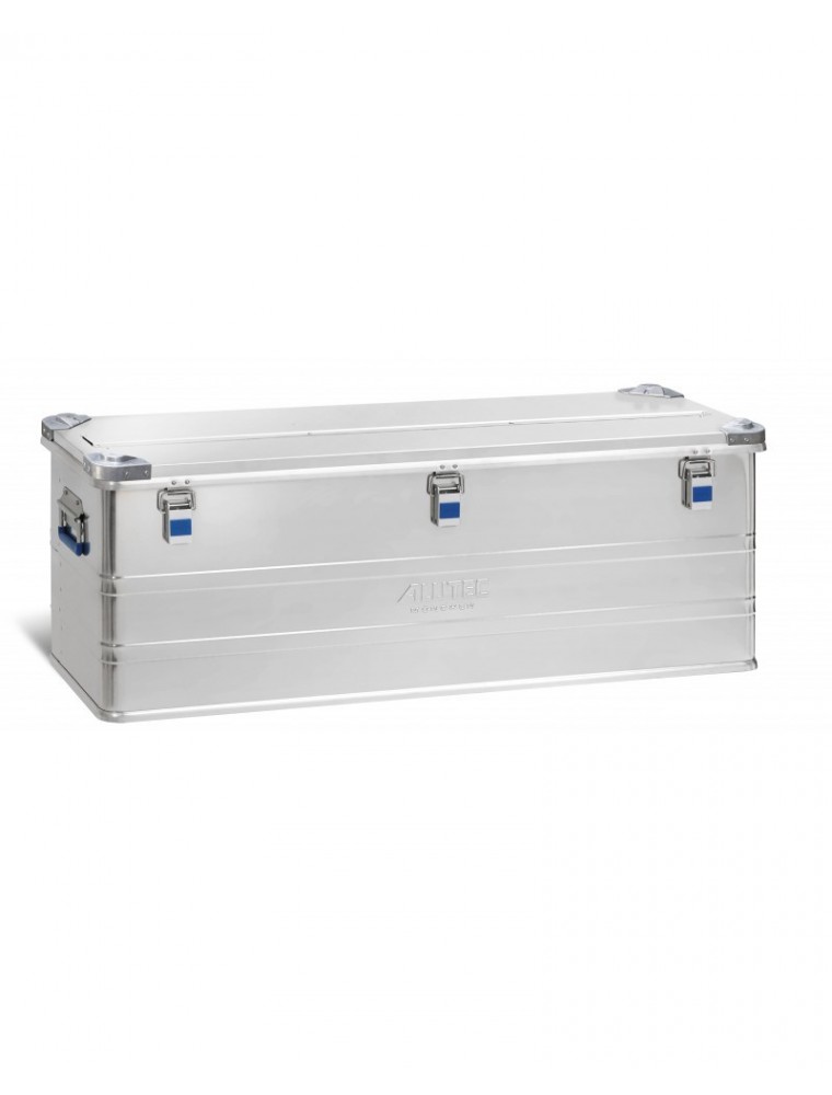 Caisse aluminium avec coins en PP capacité 153L - Superposable