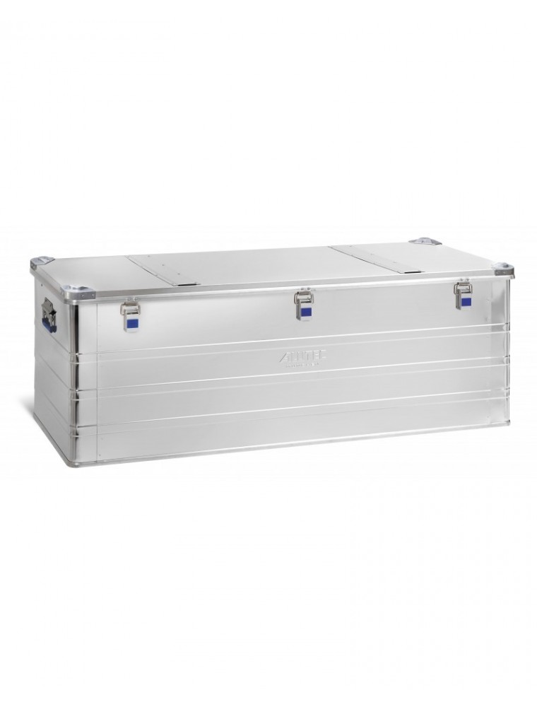 Caisse aluminium avec coins en PP capacité 400L - Superposable