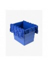 Lot de 5 bacs navettes  - bleu - 27 litres