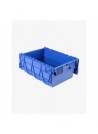 lot de 5 bacs navette  - bleu - 44 litres