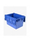 Lot de 5 bacs navette  - bleu - 64 litres