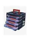 Caisson de transport + 4 mallettes POLY 31/16