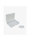 Boite plastique transparent - 8 séparateurs amovibles