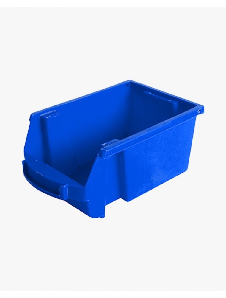 Bac à bec polypro - emboitables à vide - 1L - bleu
