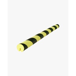 Protection ouverture 75x15mm mousse - noir/jaune